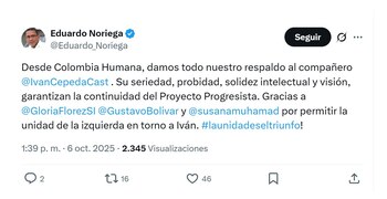 Eduardo Noriega, miembro de Colombia