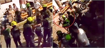 Vecinos del barrio Manrique intentaron