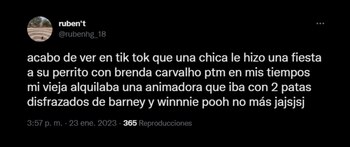 Reacciones a la fiesta canina
