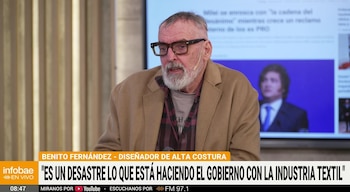 La apertura de importaciones y la alta carga impositiva debilitan la competitividad de la moda argentina según Benito Fernández (Captura de video)