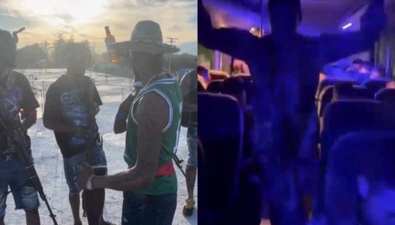 Pandillas haitianas difundieron un ritual con armas y ron, mientras militares salvadoreños rezaron antes de viajar en busca de connacionales