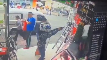 En video quedó el momento