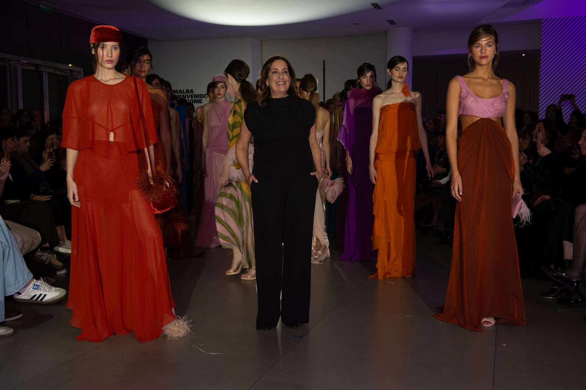 Pía Carregal exhibió en el Malba la colección Morfogénesis con 30 pasadas construidas desde el origen de las formas y el trabajo intuitivo en el taller. (SAC MALBA)