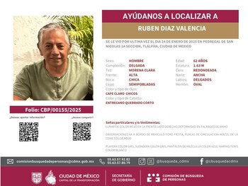 Familia pide ayuda para localizarlo