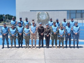 Instructores con experiencia en operaciones de paz de la ONU imparten la capacitación al personal mexicano y extranjero. (Cortesía)