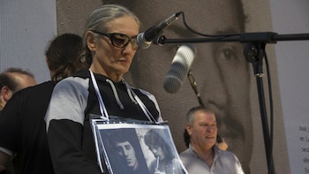 Liliana Felipe con las fotos