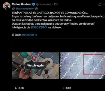 Las autoridades investigan anotaciones que presuntamente documentaban ventas de droga y entregas realizadas mediante plataformas de reparto. (c4jimenez)