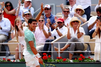 Alcaraz se ganó los aplausos