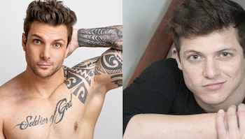 Nicola Porcella y Gino Pesaressi.