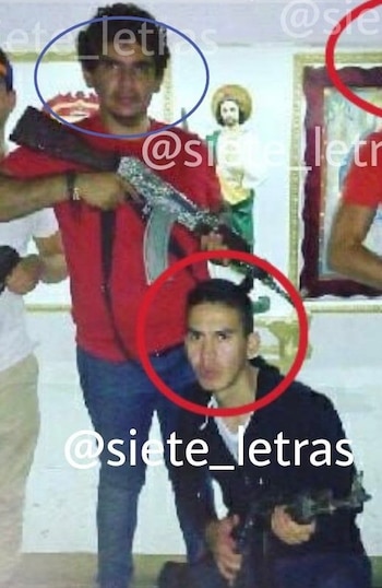 Paco Pacas (círculo rojo). Foto: