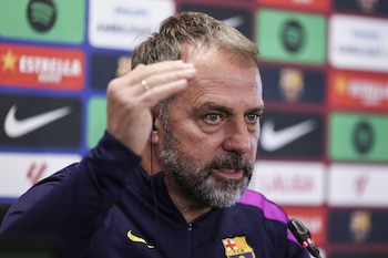 Flick en rueda de prensa