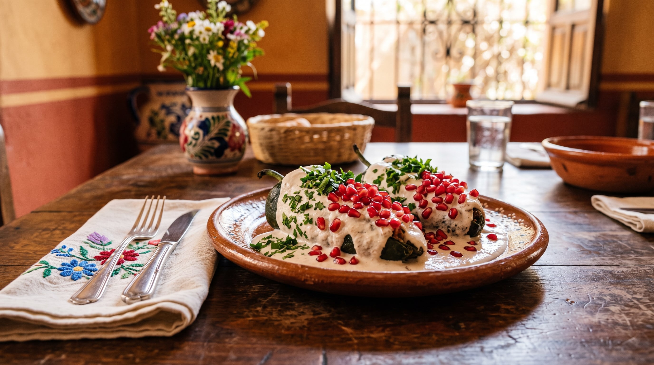 Los chiles en nogada combinan en un solo plato ingredientes dulces, salados y cremosos, lo que los hace únicos en la cocina mexicana. (Imagen Ilustrativa Infobae)