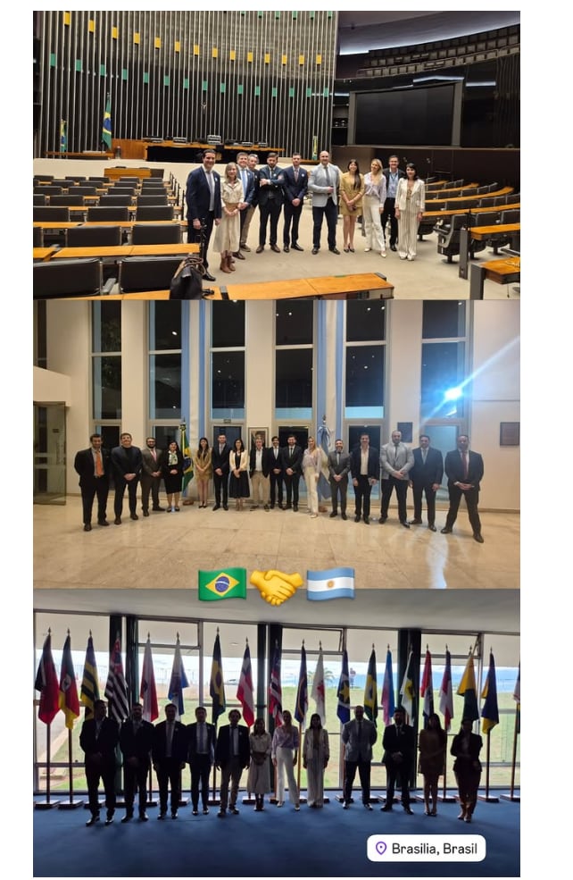 Fotos de las actividades de los invitados por la FURP a Brasil (Instagram)