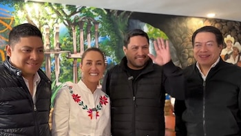 La aspirante a la presidencia