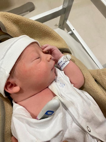 Milo pesó 3,360 kilos