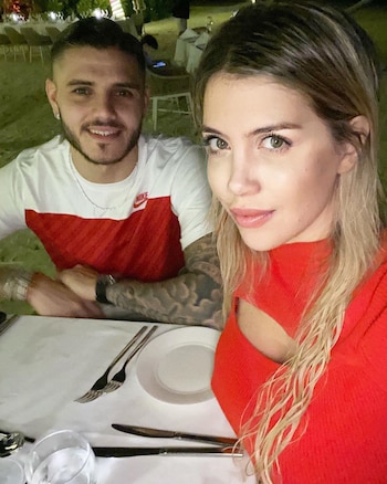 Mauro Icardi y Wanda Nara