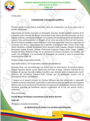 Las disidencias de las FARC-EP