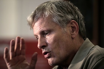El actor estadounidense Viggo Mortensen