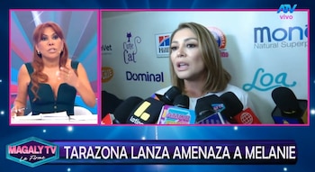 Magaly Medina exige que Christian Domínguez saque a su hija del conflicto. Captura: Magaly TV La Firme.