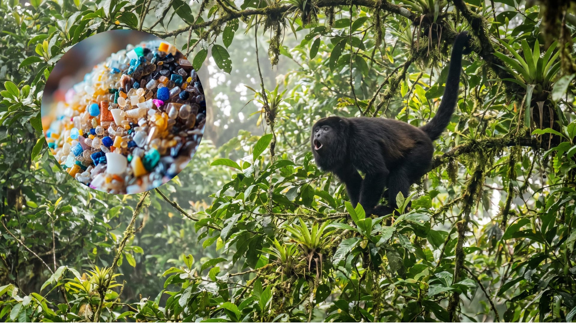 Un estudio halló partículas sintéticas en más del 90% de muestras fecales de esta subespecie amenazada, incluso dentro de una reserva en Veracruz donde el viento y la basura serían rutas de exposición. (Imagen Ilustrativa Infobae)