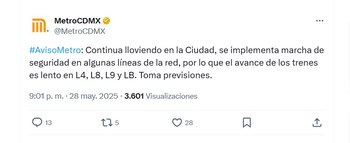 (X/ @MetroCDMX)
