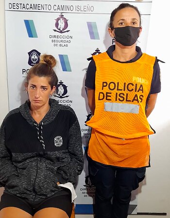 Betiana tras ser encontrada este