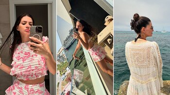 La China Suárez, de vacaciones