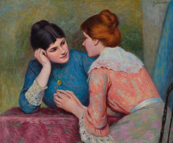 "Conversación interesante", de Federico Zandomeneghi.