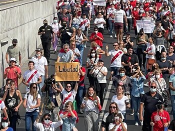 Marcha contra la gestión de