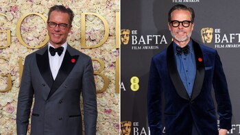 Guy Pearce reinterpretó el esmoquin