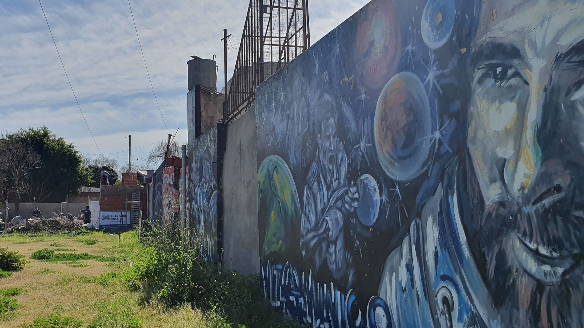 El potrero donde empezó a jugar Messi.