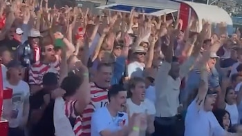 Cómo se vivieron los festejos de los hinchas estadounidenses luego de ganarle a Paraguay en la Copa del Mundo