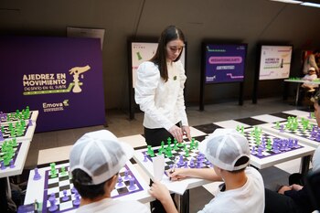 La joven participó del evento