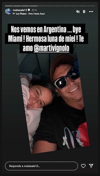 Matías Alé se prepara para