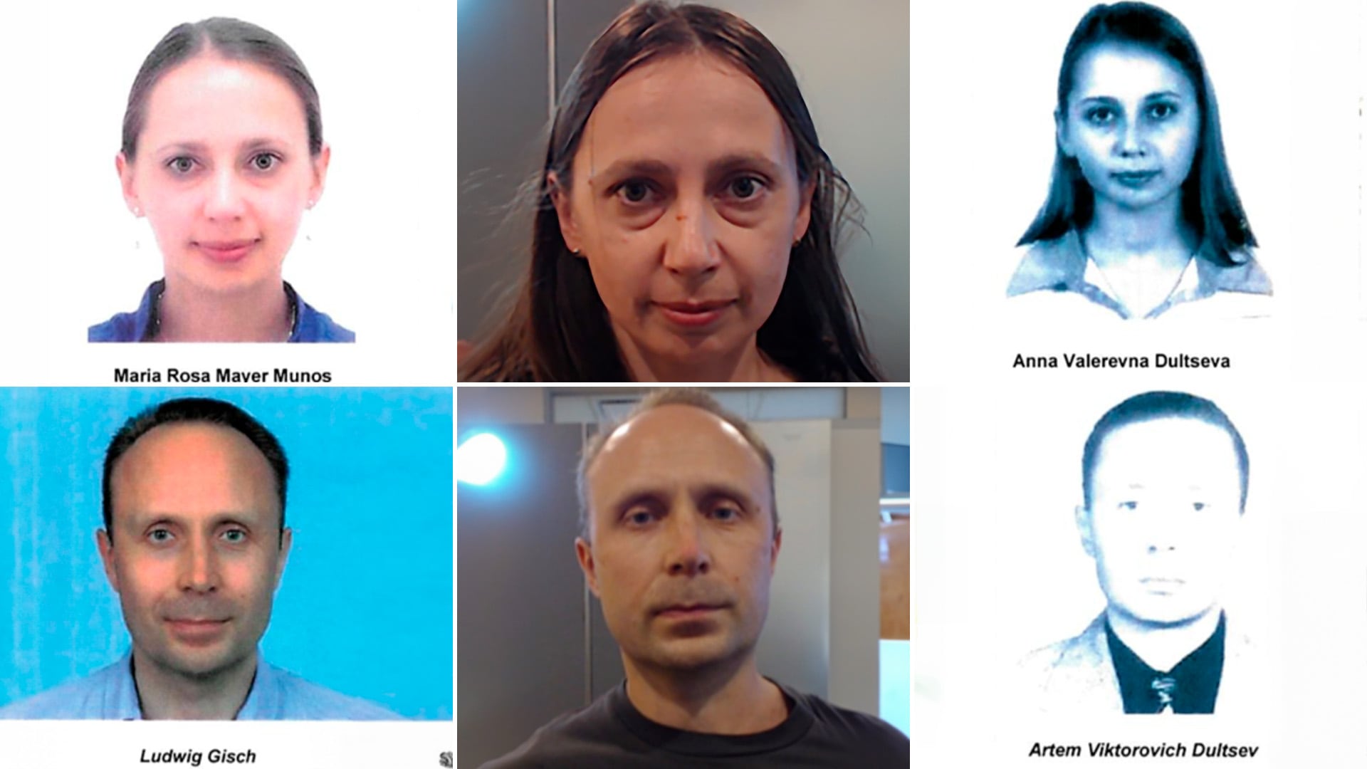 Artiom Dultsev y Anna Dultseva. Ludwig Gish y María Rosa Mayer. Los nombres, las caras y la verdad de los espías recibidos por Putin