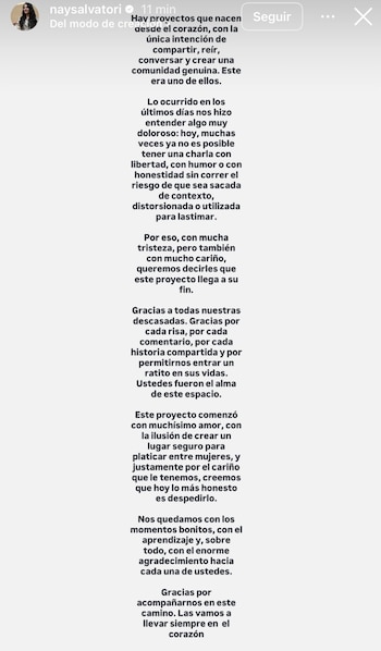 En un video difundido en redes, la diputada afirma que el acuerdo con la directiva de la televisora la separa temporalmente de la emisión y ofrece otra disculpa por comentarios sobre adultos mayores