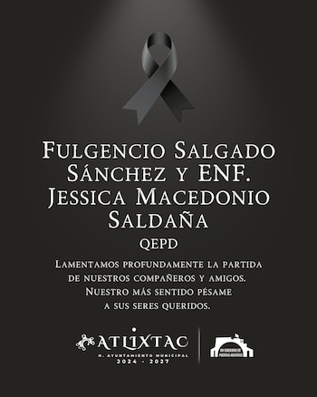 Mensagem das autoridades