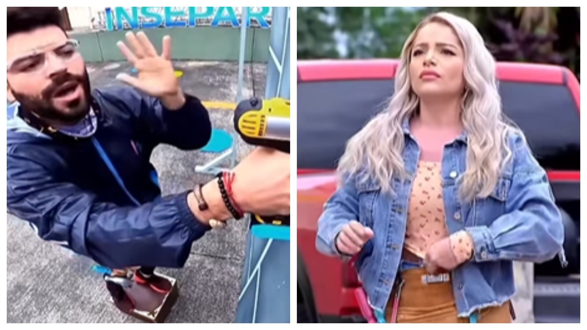 Adrián Di Monte y Sandra Itzel en Inseparables.(Inseparables)