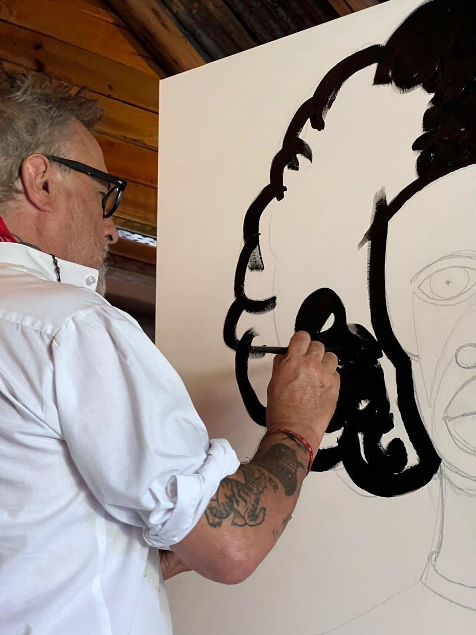 Rodríguez investigó sobre la cultura del candombe para pintar sus lienzos