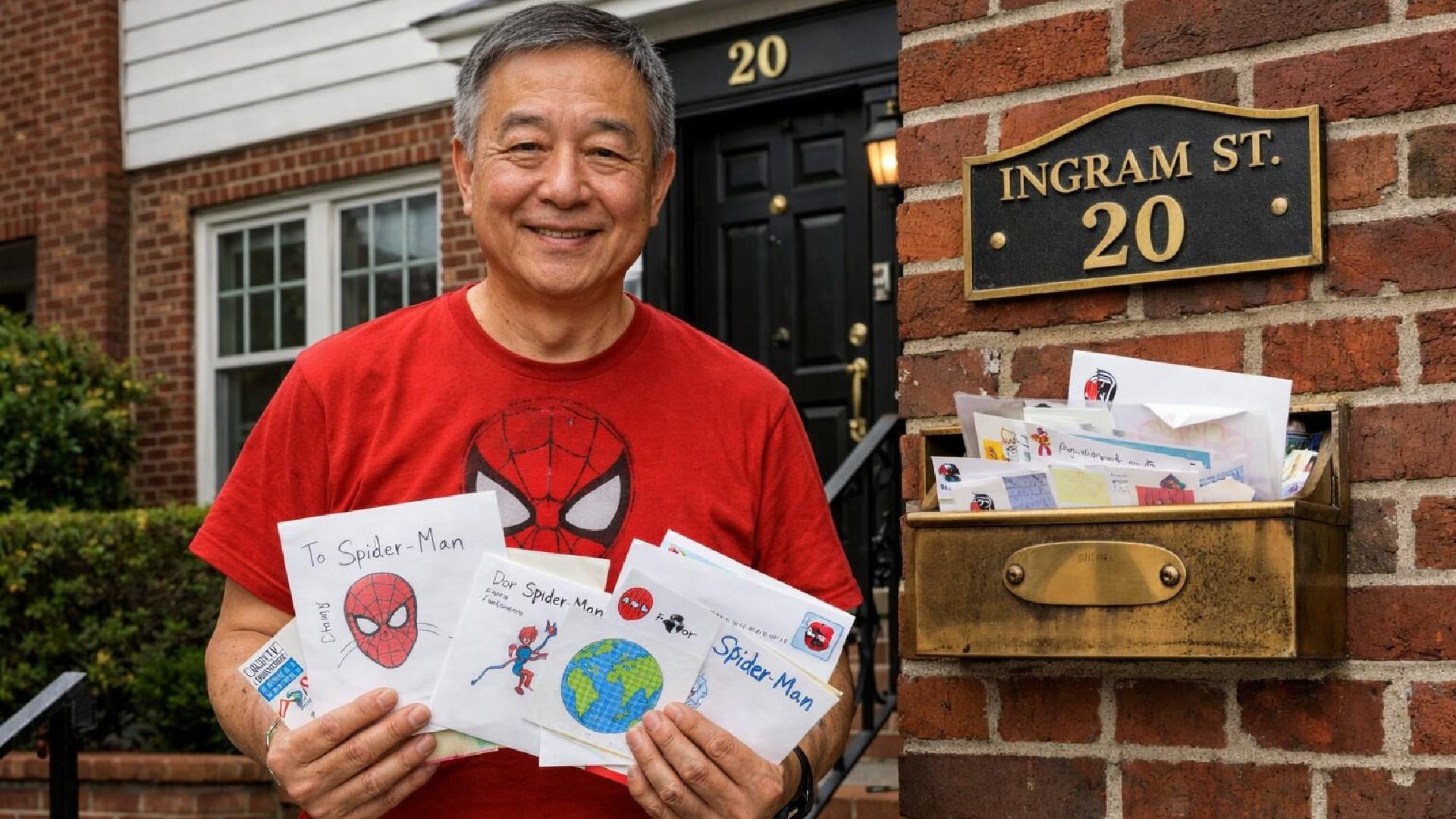 Compró una casa sin saber que era la de Spider-Man y ahora le llegan cartas de niños de todo el mundo