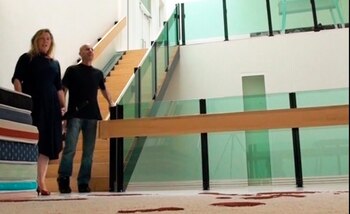 Andrés Salvatori recorre las instalaciones