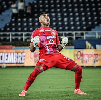 Jefferson Martínez será el reemplazo en el arco del Junior de Barranquilla, con la lesión de Mauro Silveira - crédito @olsendeportes/X