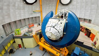 El telescopio Blanco, desde el