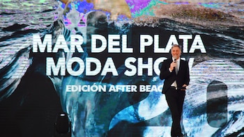 Horacio Cabak fue nuevamente el conductor del evento, junto a Gabriela Sobrado (Eduardo Aguada / Teleshow)