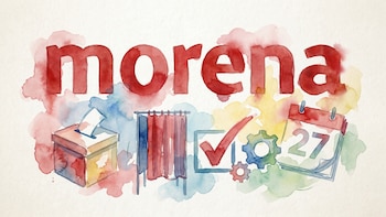 Estas son las reglas de Morena para competir por las 17 gubernaturas en 2027: registros, encuestas y separación de cargos