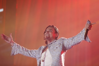 El cantante colombiano Silvestre Dangond,