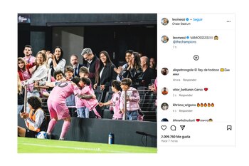 El mensaje de Messi en