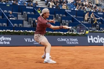 Ignacio Buse se impuso ante Adrian Mannarino en su debut en Madrid. Crédito: Canal Tenis.