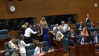 Expulsado un diputado del PSOE de la Asamblea de Madrid tras enzarzarse con uno del PP durante un debate sobre las víctimas del terrorismo de ETA