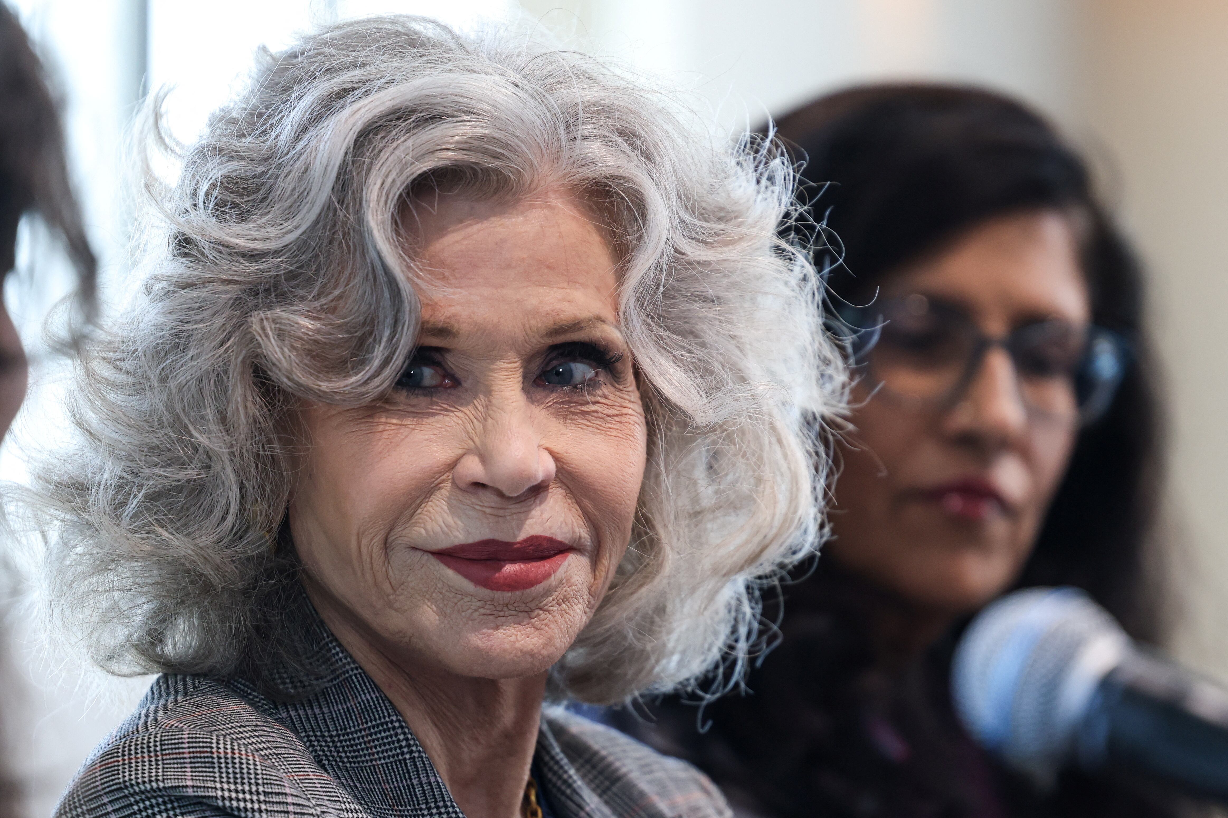 Jane Fonda aseguró que al principio de su carrera no protestaba por su inexperiencia. (REUTERS/Kylie Cooper)